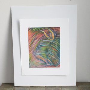 "Spinning Energy" an Original Abstract Print